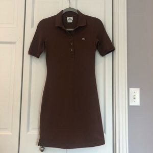 Lacoste stretch cotton polo dress